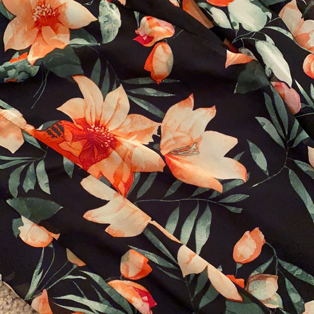 Never worn tropical maxi skirt